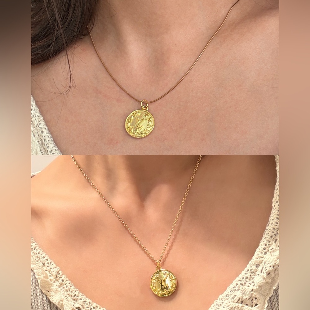 ✨ Vintage Louis Vuitton Upcycled Necklace: BOGO Sale! ✨